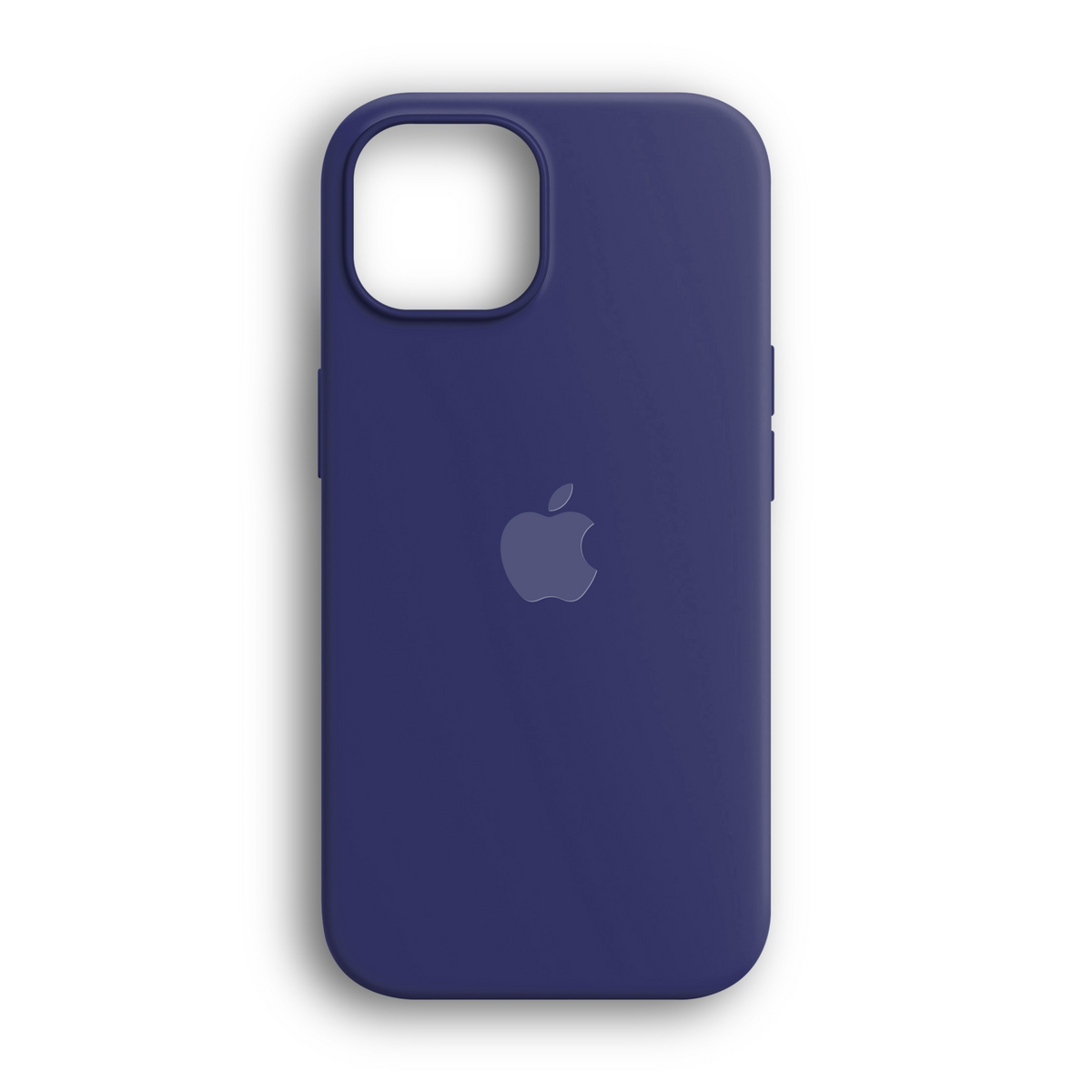 Lacivert lansman silikon iPhone kılıf – iPhone 11–15, 16 Pro ve 16 Pro Max için