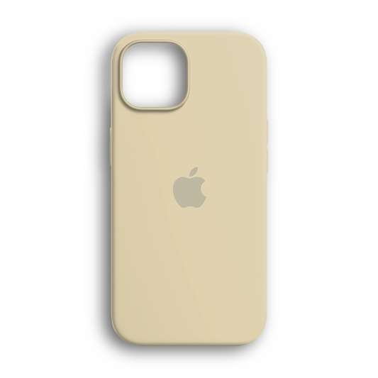 iPhone 16 Pro Max Bej lansman silikon kılıf