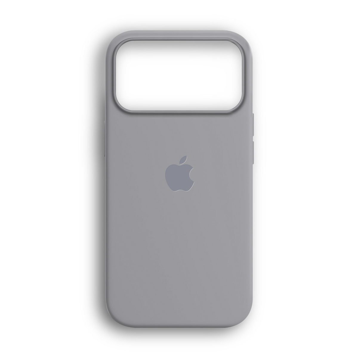 Gri lansman silikon iPhone kılıf – iPhone Air, 17 Pro ve 18 serisi için