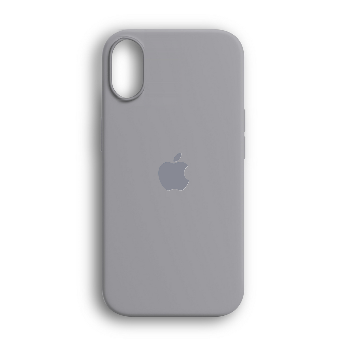 Gri lansman silikon iPhone kılıf – iPhone 16, 16 Plus ve 17 için