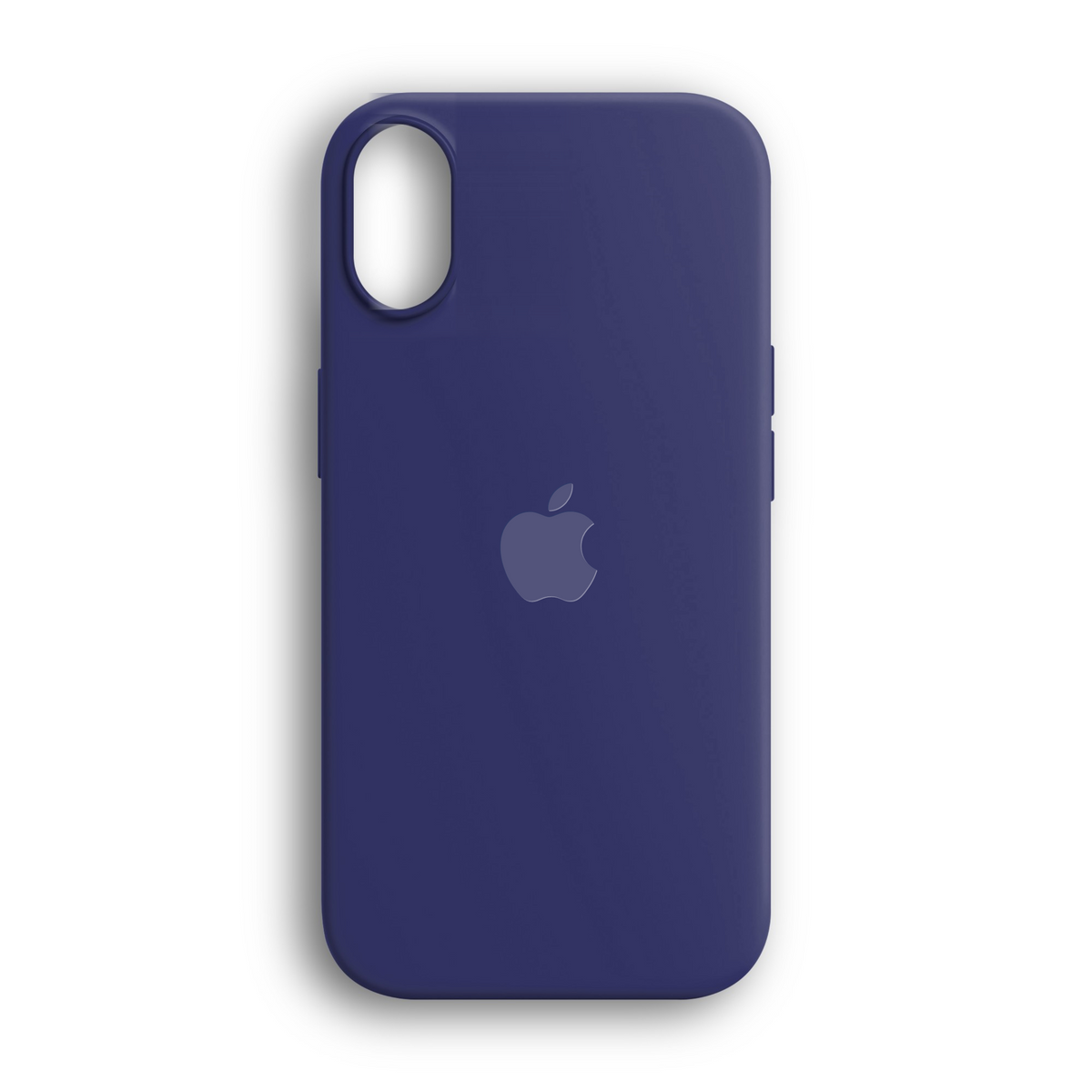 Lacivert lansman silikon iPhone kılıf – iPhone 16, 16 Plus ve 17 için