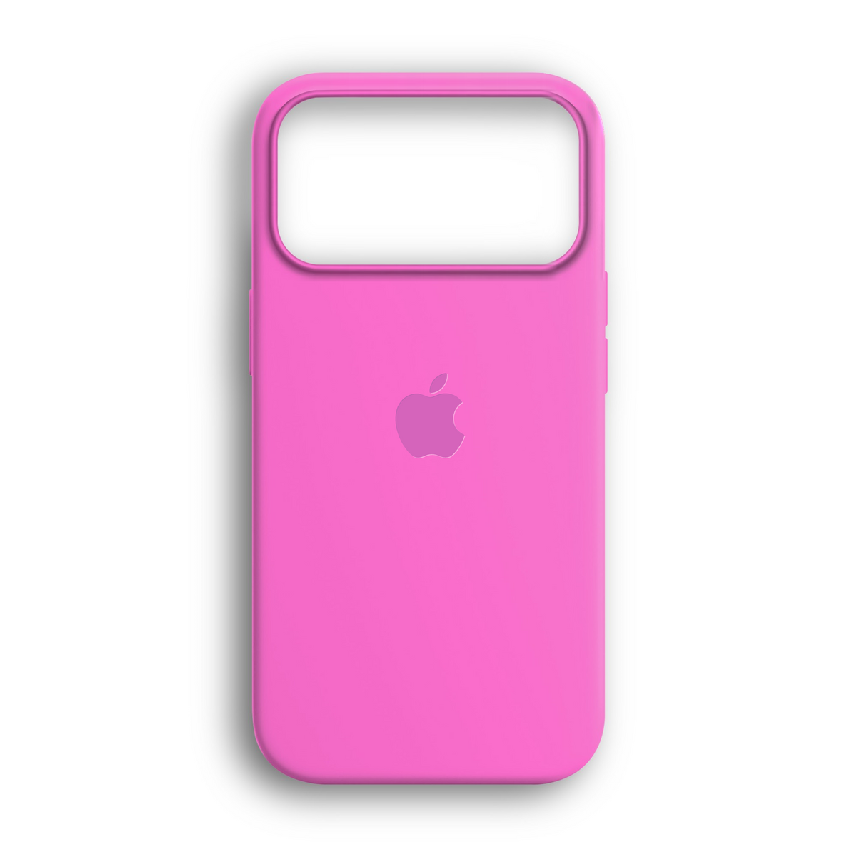 Pembe lansman silikon iPhone kılıf – iPhone Air, 17 Pro ve 18 serisi için
