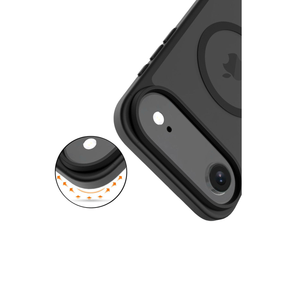 iPhone Air siyah Jota MagSafe kılıf – görsel 3