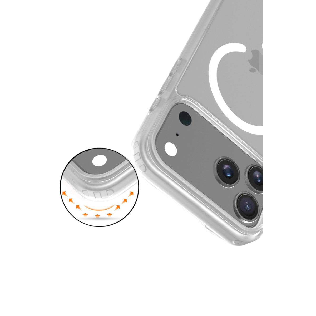 iPhone 17 Pro şeffaf Jota MagSafe kılıf – görsel 2