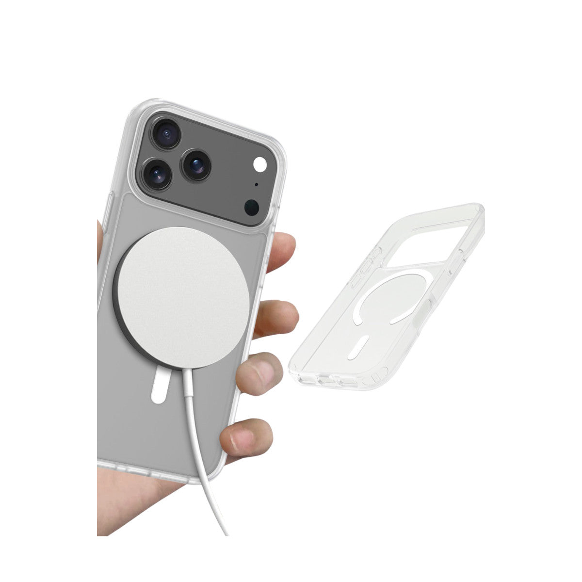 iPhone 17 Pro şeffaf Jota MagSafe kılıf – görsel 4