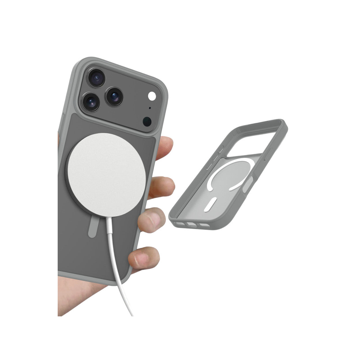 iPhone 17 Pro titan gri Jota MagSafe kılıf – görsel 4