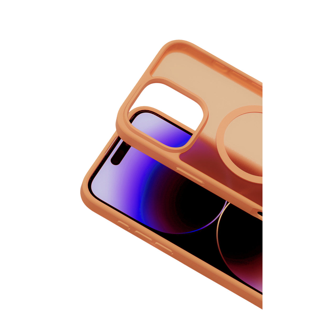 iPhone 16 Pro turuncu Jota MagSafe kılıf – görsel 2