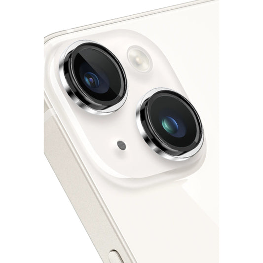 iPhone 14 / 14 Plus kamera lens koruyucu gümüş