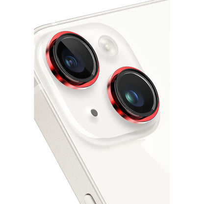 iPhone 14 / 14 Plus kamera lens koruyucu kırmızı