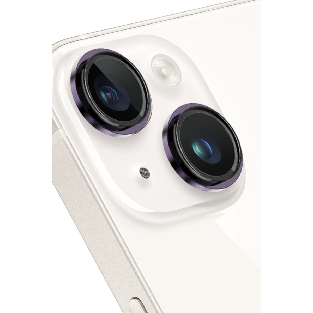 iPhone 14 / 14 Plus kamera lens koruyucu mor