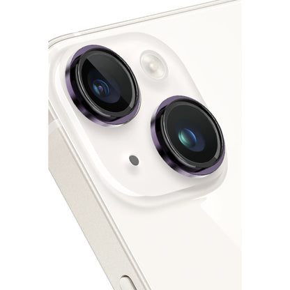 iPhone 14 / 14 Plus kamera lens koruyucu mor