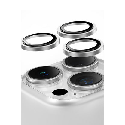 iPhone 16 Pro / 16 Pro Max kamera lens koruyucu çöl titanyum – görsel 3