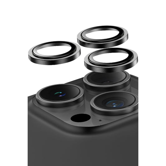 iPhone 16 Pro / 16 Pro Max kamera lens koruyucu siyah