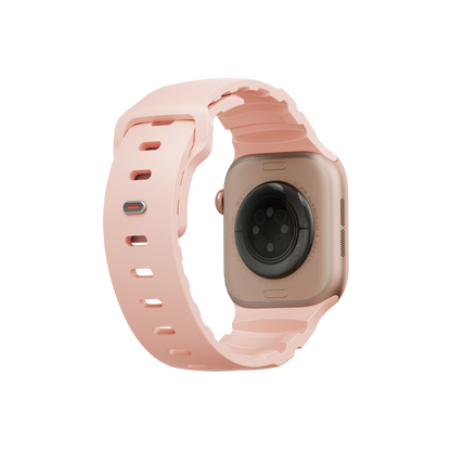 Uniq Alton silikon Apple Watch 41mm kordon pembe – görsel 2