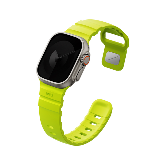 Uniq Alton silikon Apple Watch kordon açık yeşil