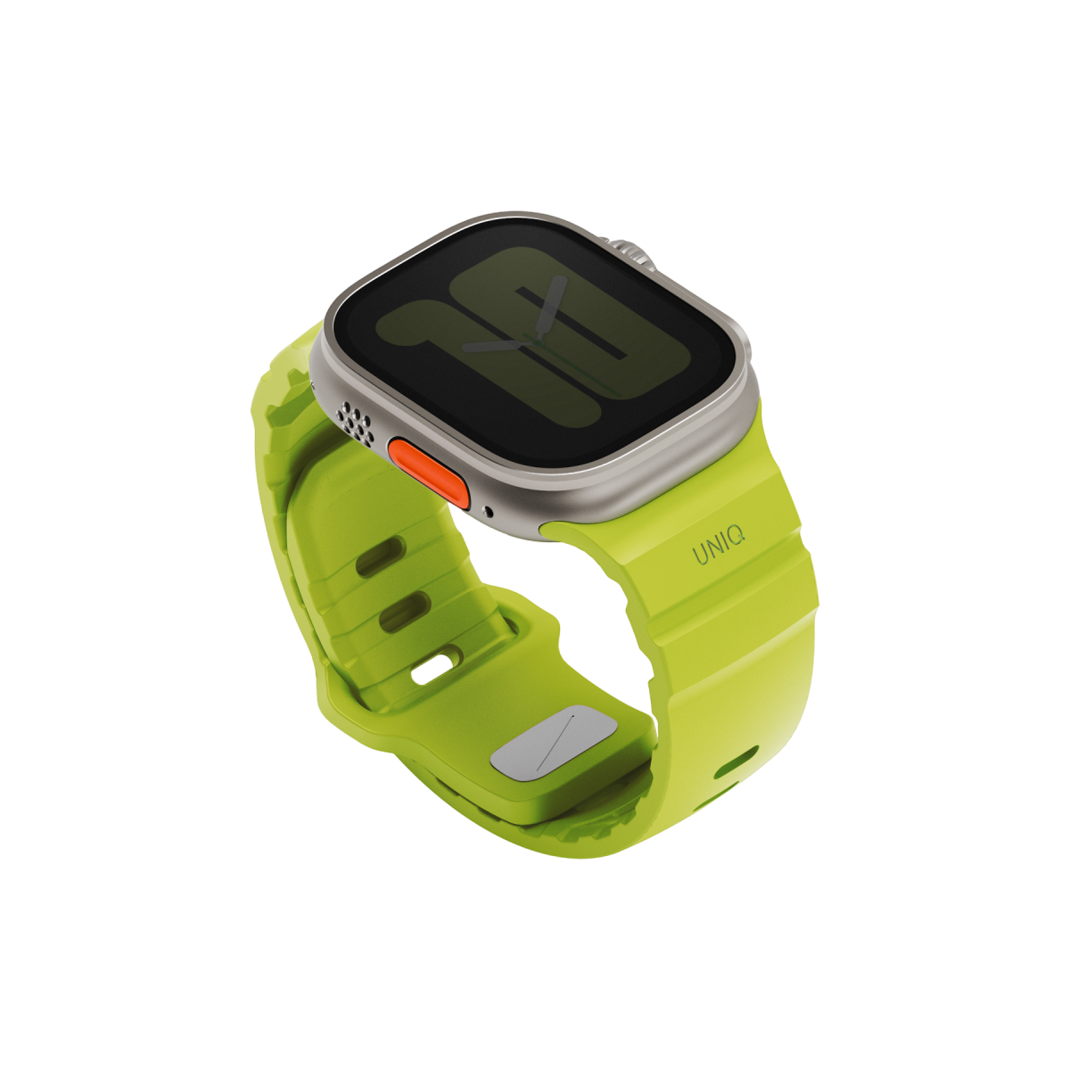 Uniq Alton silikon Apple Watch kordon açık yeşil – görsel 2