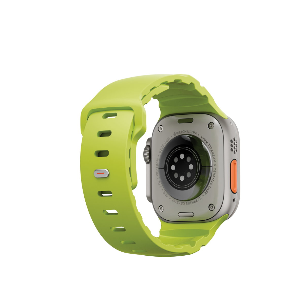 Uniq Alton silikon Apple Watch kordon açık yeşil – görsel 4
