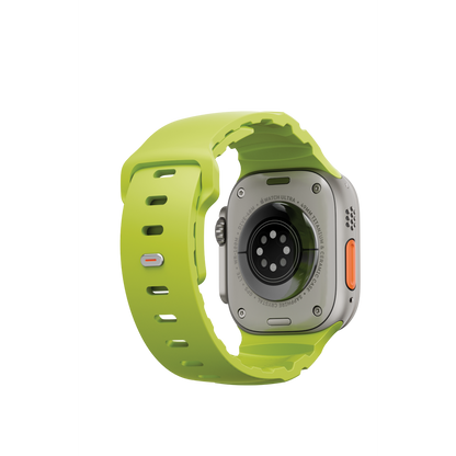 Uniq Alton silikon Apple Watch kordon açık yeşil – görsel 4