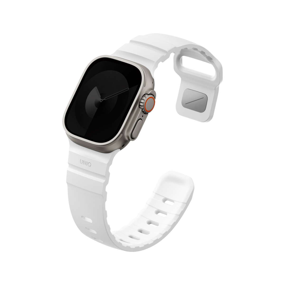 Uniq Alton silikon Apple Watch kordon beyaz