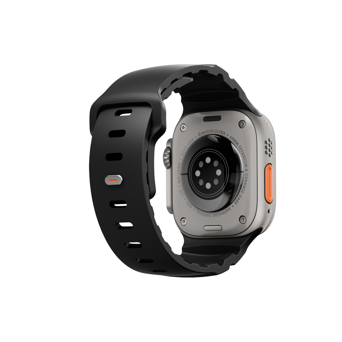 Uniq Alton silikon Apple Watch kordon siyah – görsel 4