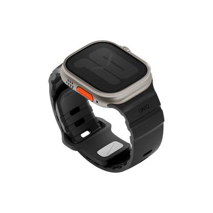 Uniq Alton silikon Apple Watch kordon siyah – görsel 2